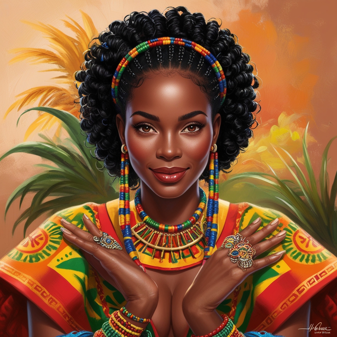 Default_depict_a_vibrant_and_radiant_Afrolatina_woman_with_Afr_3