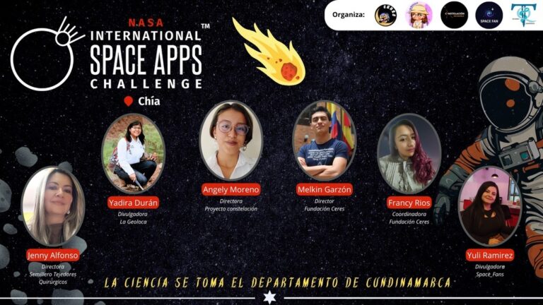 NASA Space Apps Challenge 2025 en Cundinamarca con sedes en Chía y Facatativá.