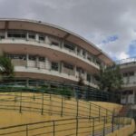 Fachada principal de la Institución Educativa Cazucá en Soacha.