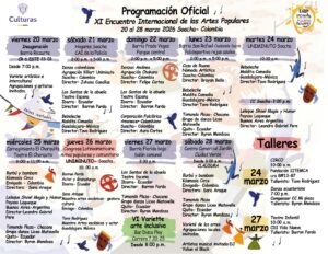 Cronograma del XI Encuentro de Artes Populares en Soacha 2026