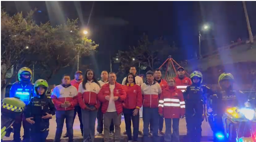 Operativo del Plan Cazador en Fronteras liderado por el alcalde Julián Sánchez Perico entre Soacha y Bogotá.