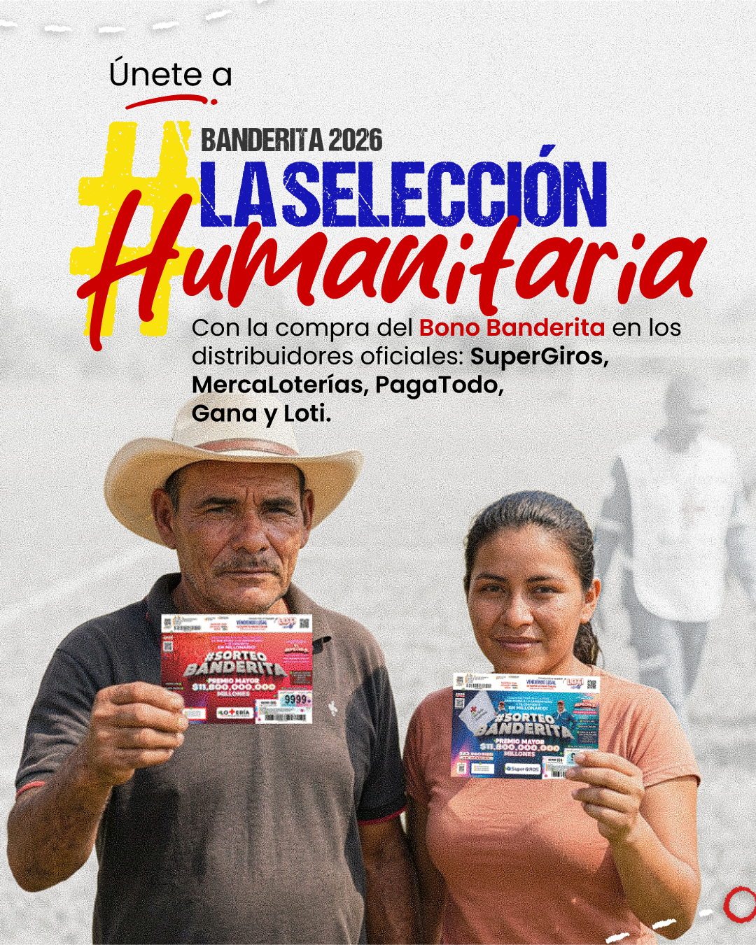 "Únete a la Selección Humanitaria de la Cruz Roja Colombiana durante La Banderita 2026"