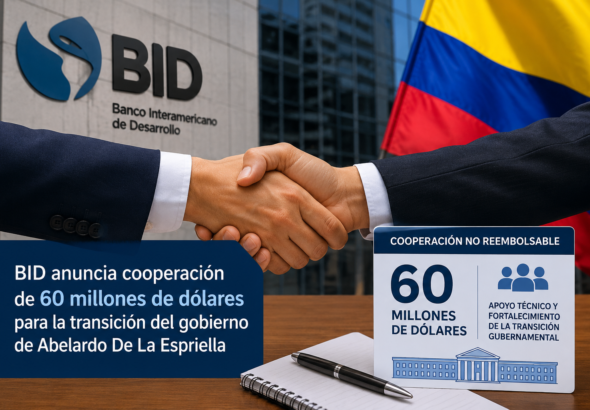 BID anuncia cooperación de 60 millones de dólares para transición presidencial en Colombia