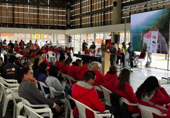 Sesión del Cabildo Abierto y socialización del Plan de Ordenamiento Territorial (POT) 2026-2039 en Soacha, con participación de ciudadanos y autoridades municipales