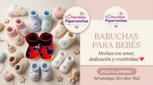 Babuchas para bebés de Creaciones Paparrunchas