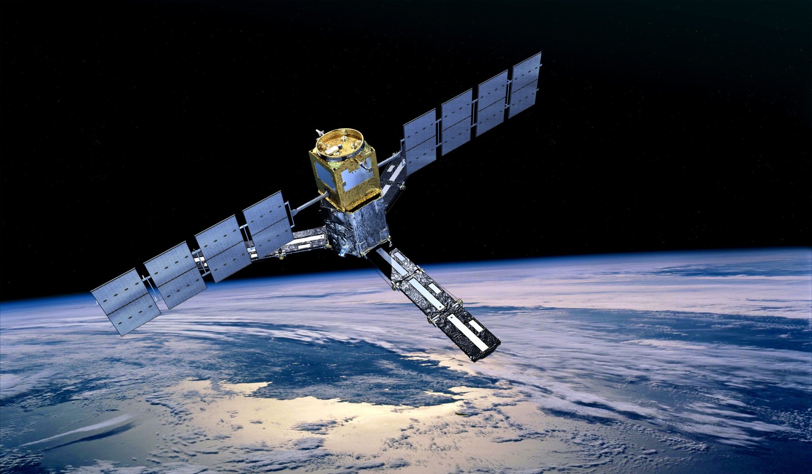 Satélite de la ESA sobre el planeta Tierra