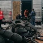Llantas abandonadas en Tunjuelito